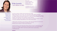 Desktop Screenshot of erikajuusola.com