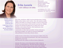 Tablet Screenshot of erikajuusola.com